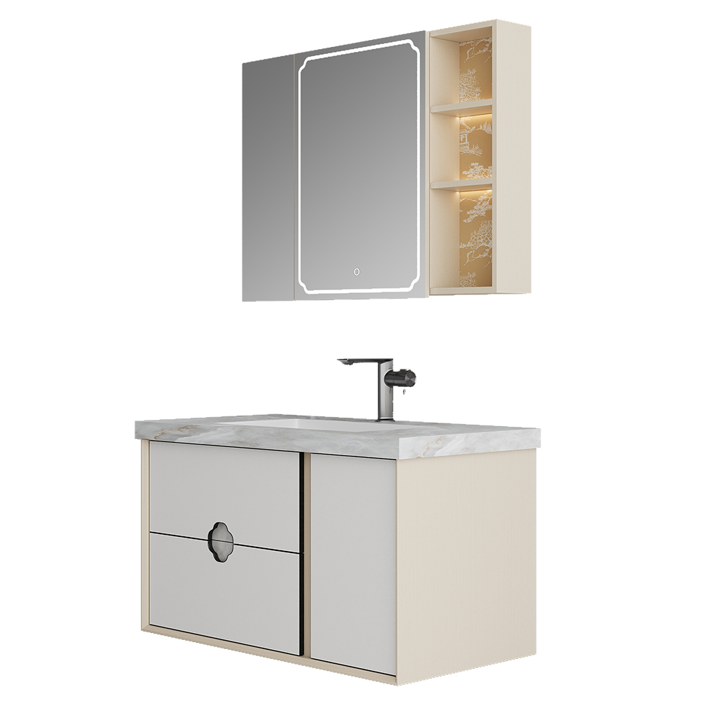 BC6303-100巖板款 生態(tài)實(shí)木浴室柜