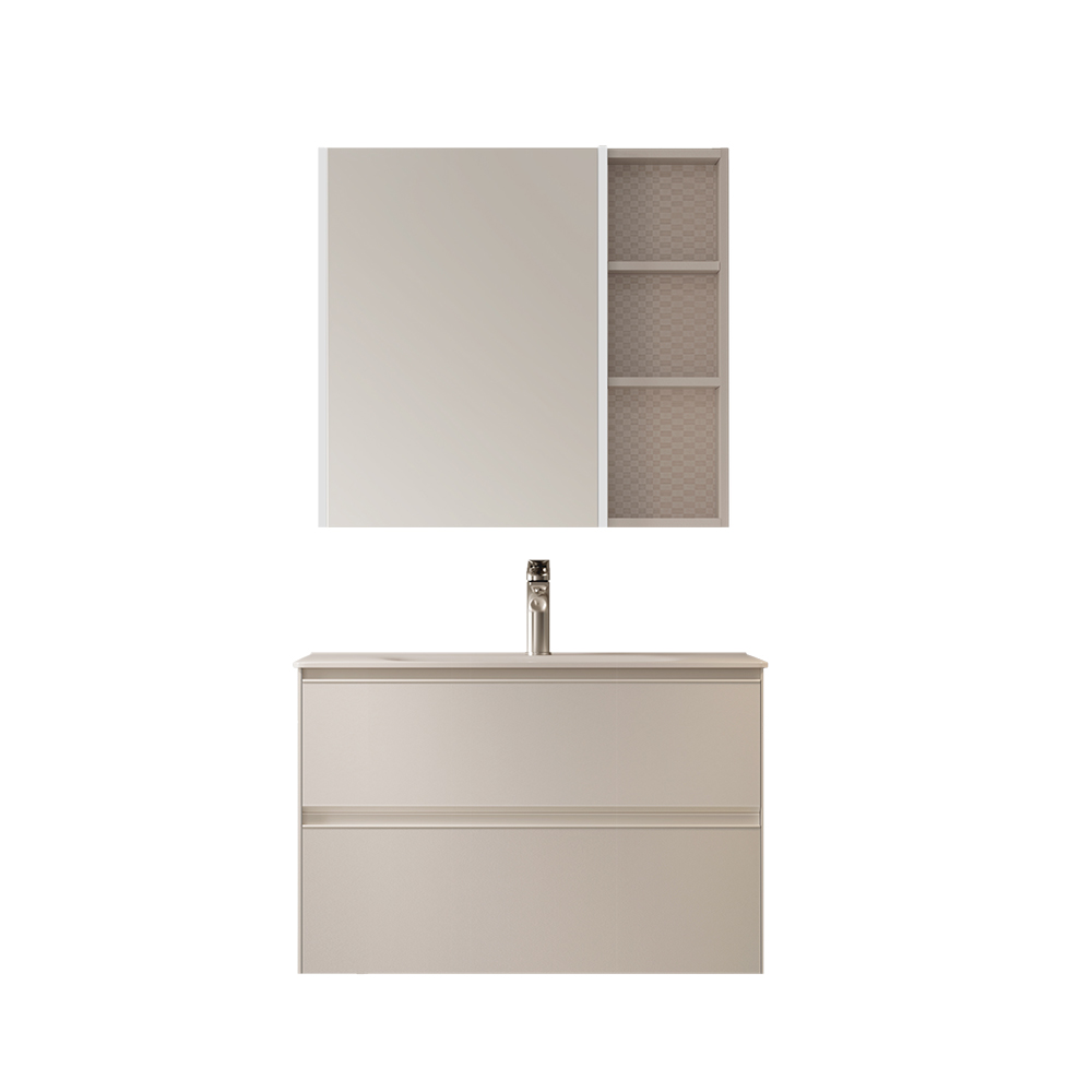 BC6550S-080H2 羽晶石款 生態實木浴室柜